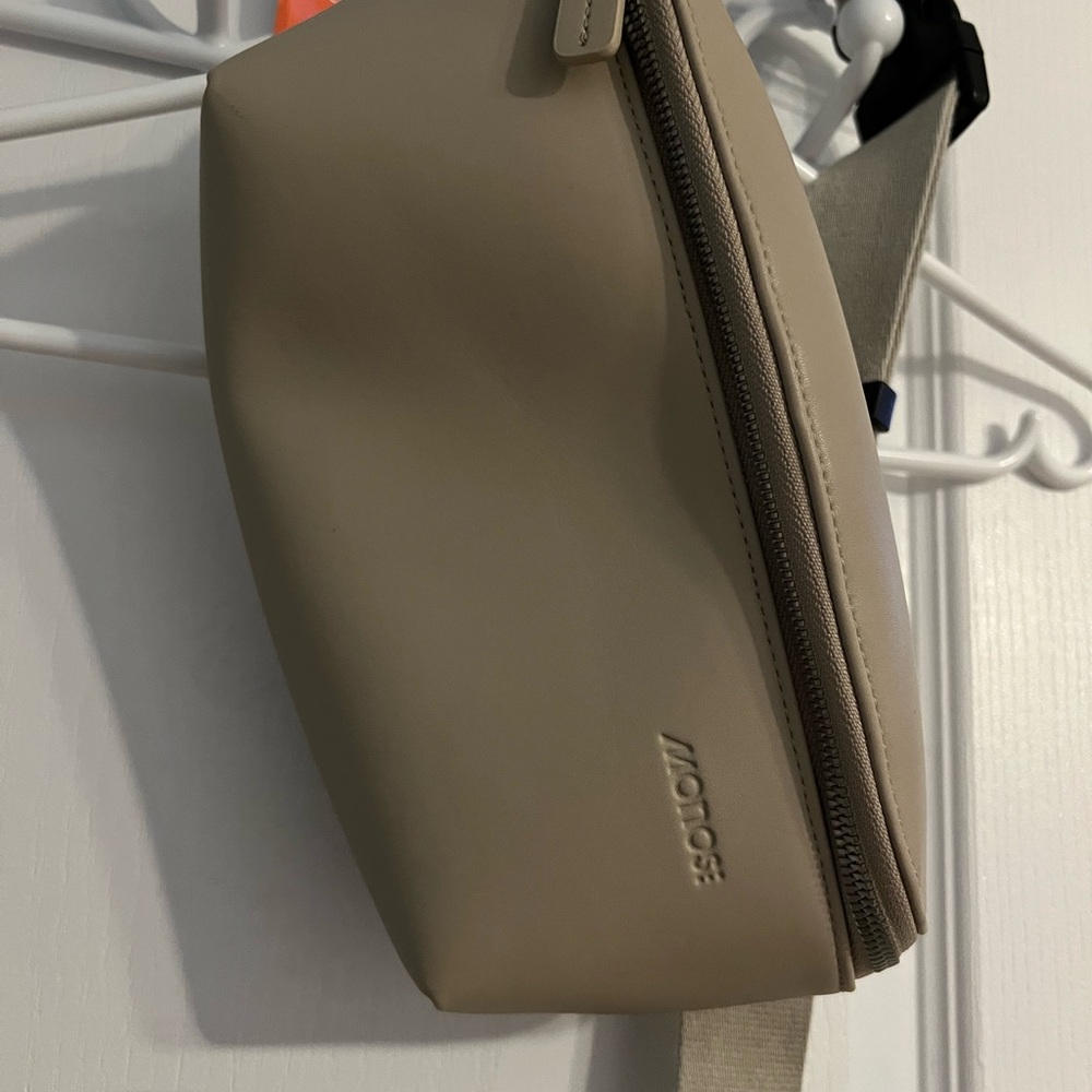 Cream Monos Minimalist Belt Bag with Sleek Design - Picture 1 of 3